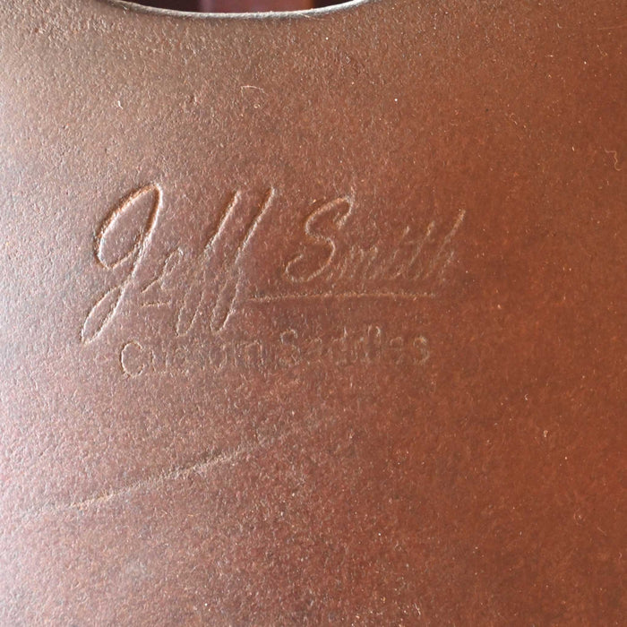 16" USED JEFF SMITH COW HORSE SADDLE