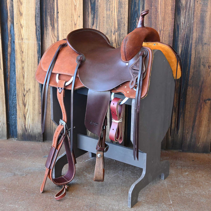 15.5" JEFF SMITH BEAU GALYEAN CUTTING SADDLE