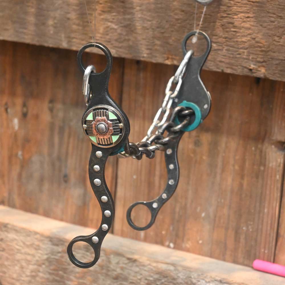 Paul Petska - Chain - Turquoise Sq. Bit PP239 Tack - Bits Paul Petska   