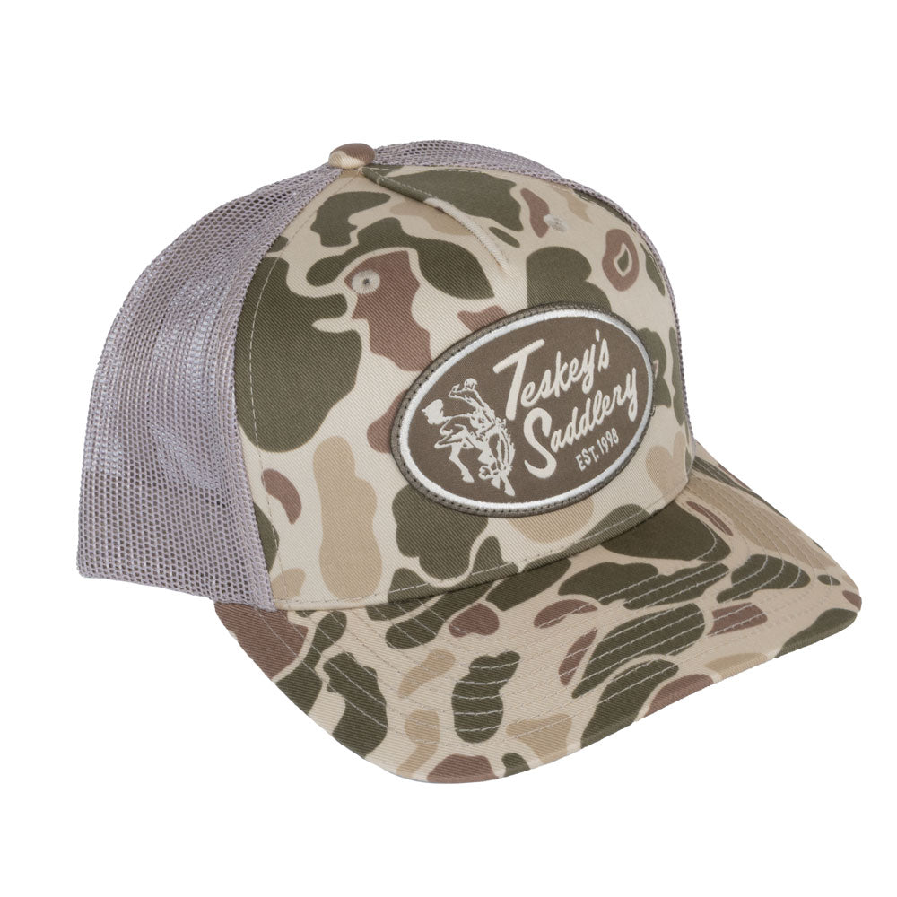 Teskey's Saddlery Retro Cap - Retro Duck Camo TESKEY'S GEAR - Baseball Caps Teskey's