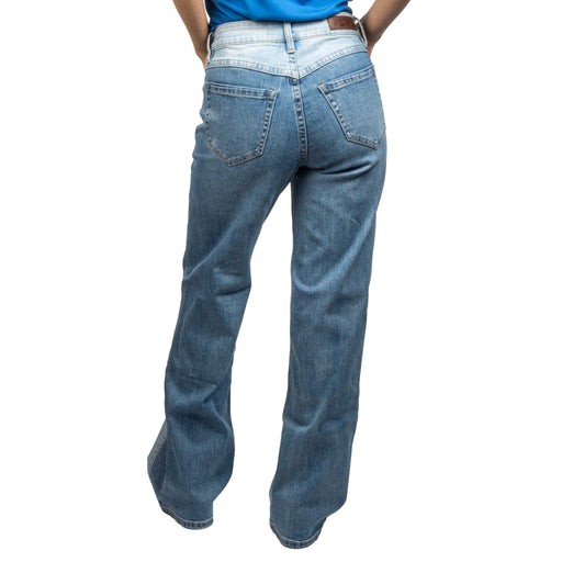 Rock & Roll Denim Women's Relaxed Wide Leg Two Toned Jean WOMEN - Clothing - Jeans Panhandle