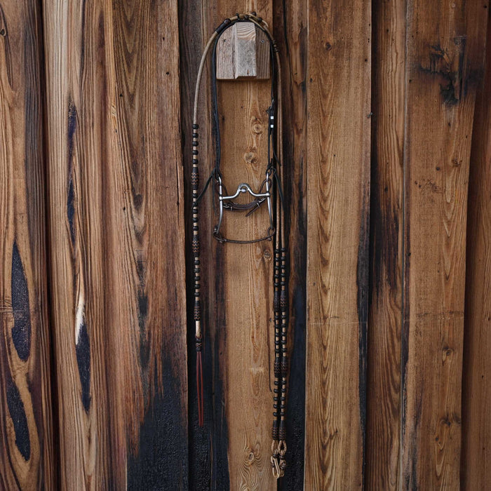 Silver Mounted Kerry Kelly V-Port Bridle Rig w/Randal Top Shelf Headstall