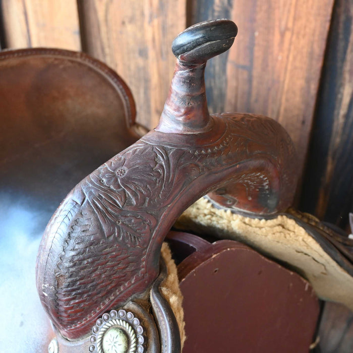 16.5" USED M.L. LEDDY CUTTING SADDLE