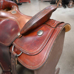 16" USED BILLY COOK TRAIL SADDLE Saddles Billy Cook