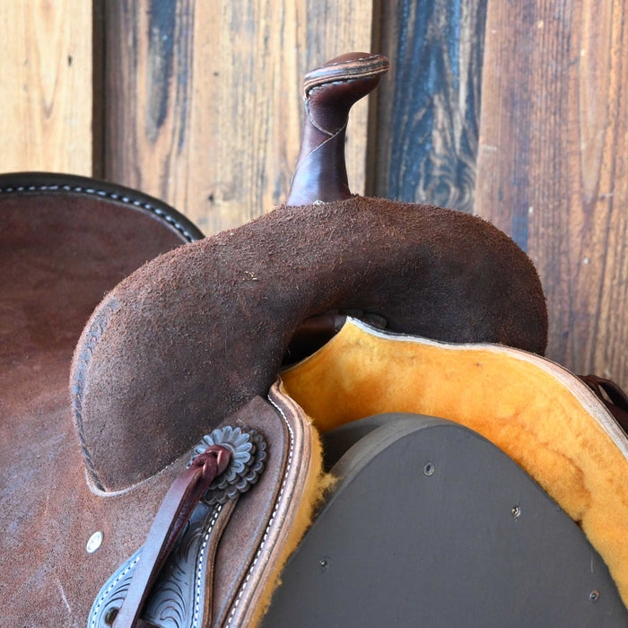 16" JEFF SMITH BEAU GALYEAN CUTTING SADDLE