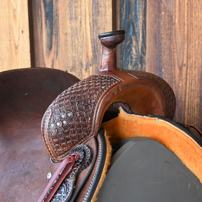 15" TESKEY'S PRO CUTTER RANCH CUTTER SADDLE Saddles - New Teskey's Saddlery