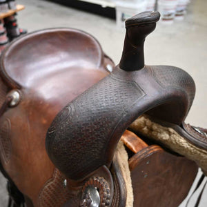 16" USED JEFF SMITH CUTTER SADDLE Saddles Jeff Smith   