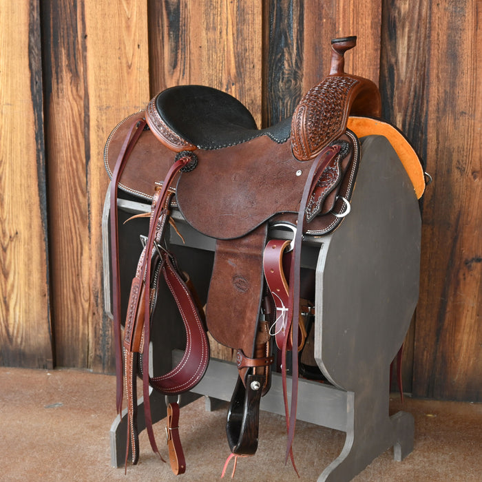 15" TESKEY'S PRO CUTTER RANCH CUTTER SADDLE Saddles - New Teskey's Saddlery
