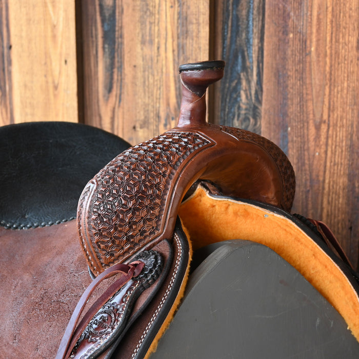 15" TESKEY'S PRO CUTTER RANCH CUTTER SADDLE Saddles - New Teskey's Saddlery