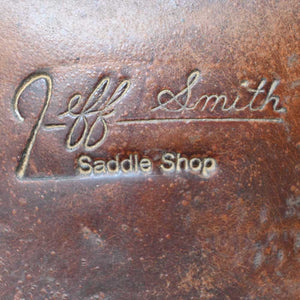 16" USED JEFF SMITH CUTTER SADDLE Saddles Jeff Smith   