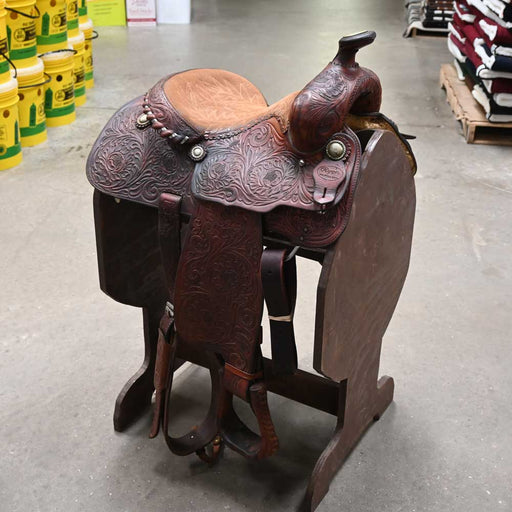 13.5" USED RYON ROPING SADDLE Saddles - Used Ryons