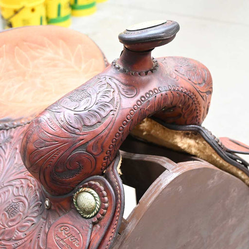 13.5" USED RYON ROPING SADDLE Saddles - Used Ryons