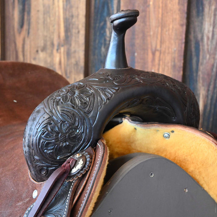 16.5" JEFF SMITH BUSTER WELCH CUTTING SADDLE