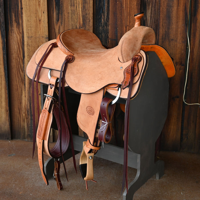 16" TESKEY'S PRO CUTTER RANCH CUTTER SADDLE Saddles - New Teskey's Saddlery