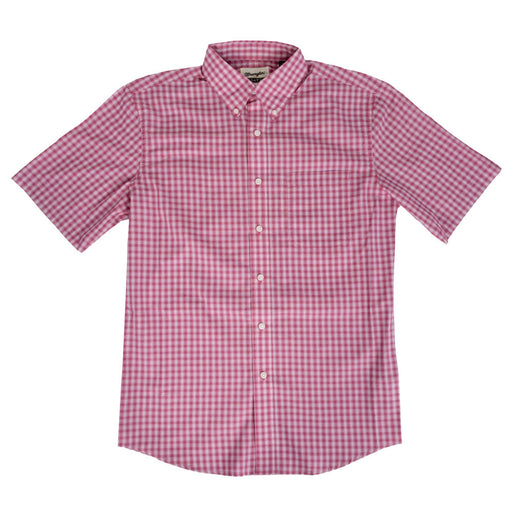 Wrangler Men's Riata Plaid Classic Fit Button Down Shirt MEN - Clothing - Shirts - Short Sleeve Wrangler