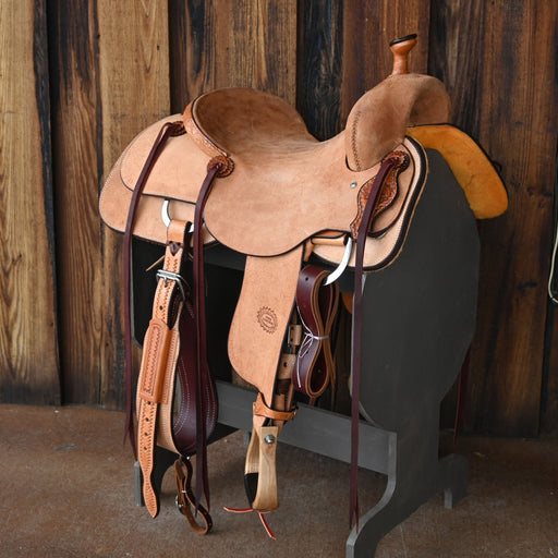 15.5" TESKEY'S PRO CUTTER RANCH CUTTER SADDLE Saddles - New Teskey's Saddlery