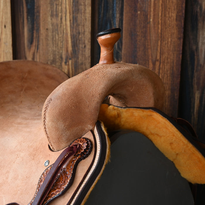 15.5" TESKEY'S PRO CUTTER RANCH CUTTER SADDLE Saddles - New Teskey's Saddlery