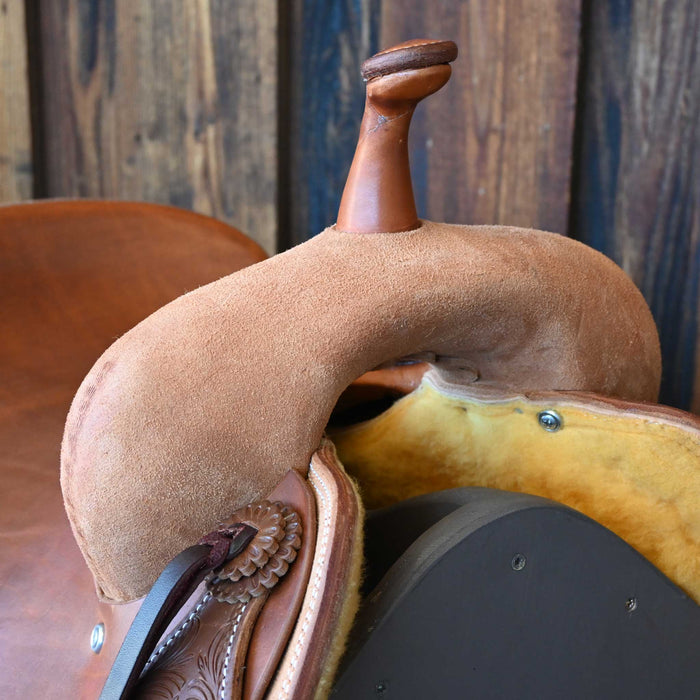 15.5" JEFF SMITH BEAU GALYEAN CUTTING SADDLE