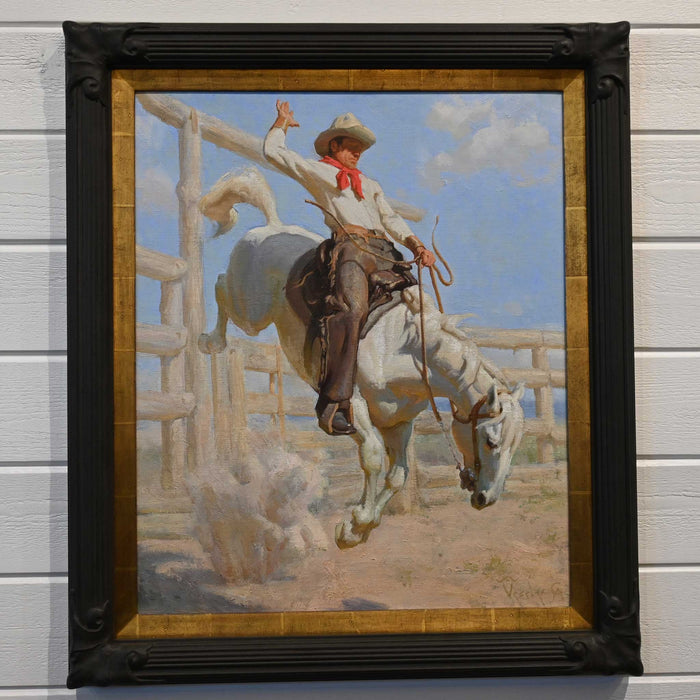 Work in the Round Pen by Albin Veselka
