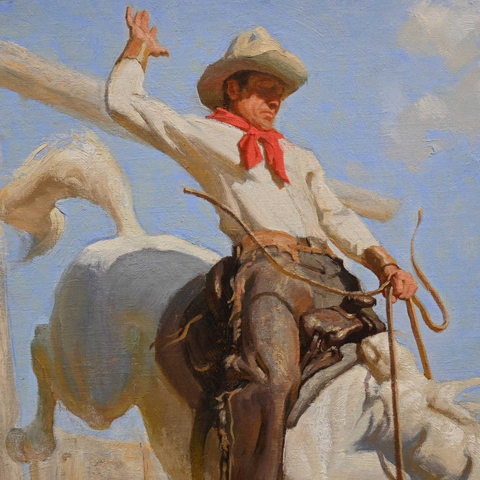 Work in the Round Pen by Albin Veselka