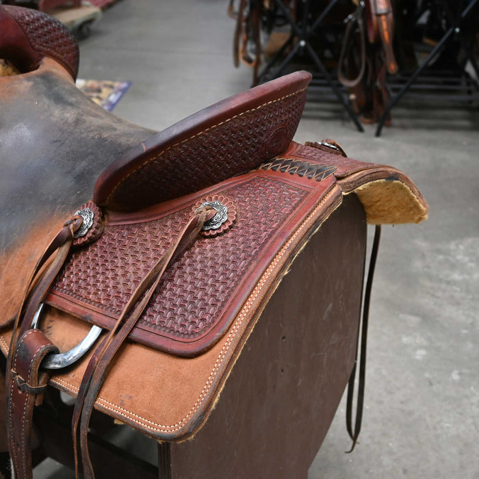 17.5" USED TESKEY'S CUTTING SADDLE