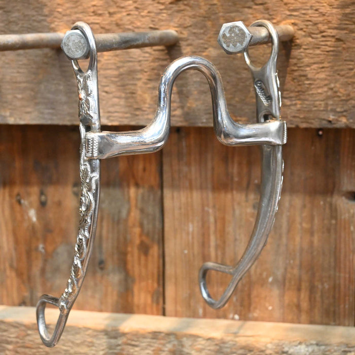 Cutrell Silver Mounted Solid Port Bit