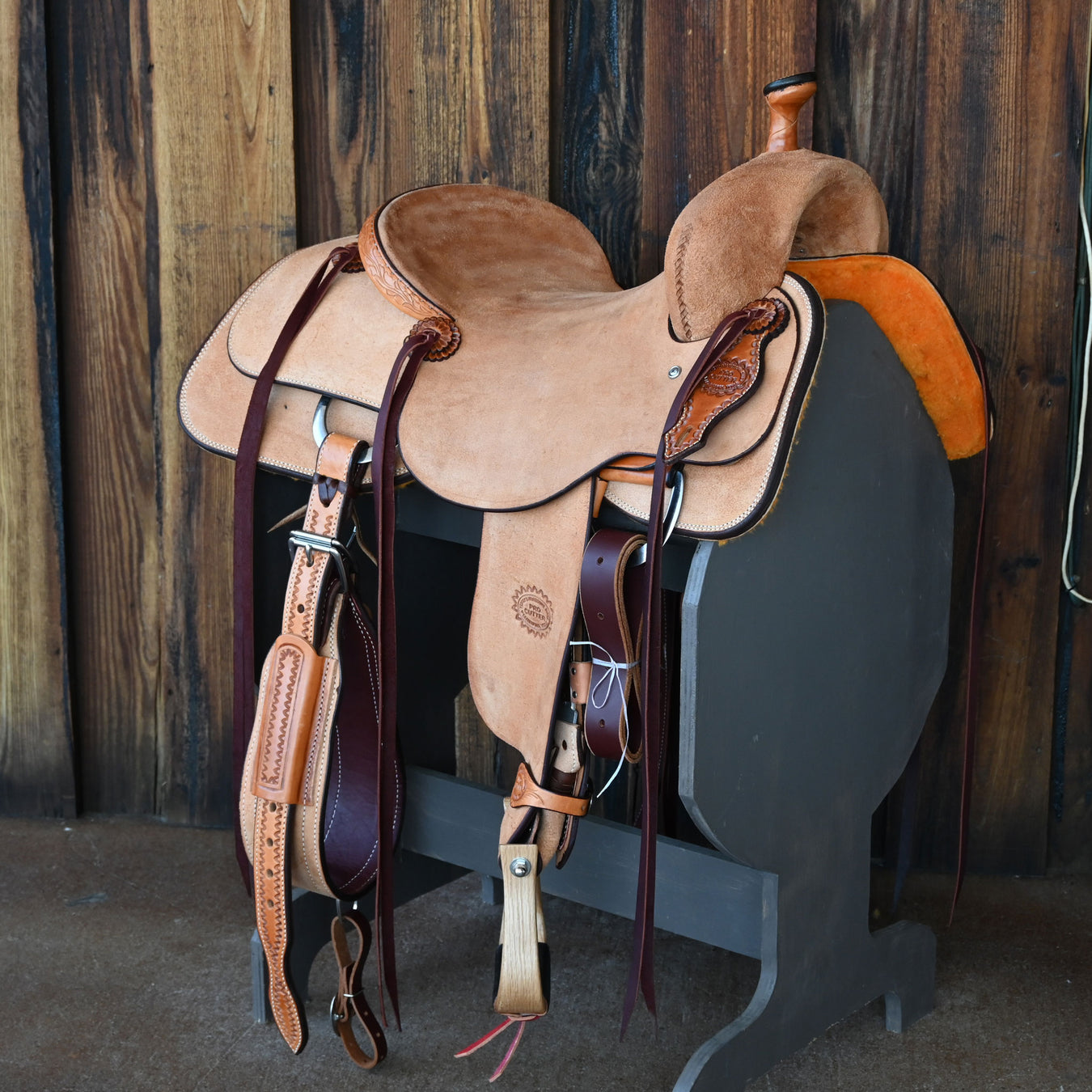 15" TESKEY'S PRO CUTTER RANCH CUTTER SADDLE Saddles - New Teskey's Saddlery