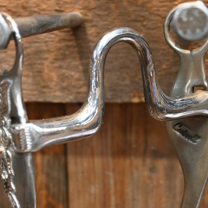 Cutrell Silver Mounted Solid Port Bit