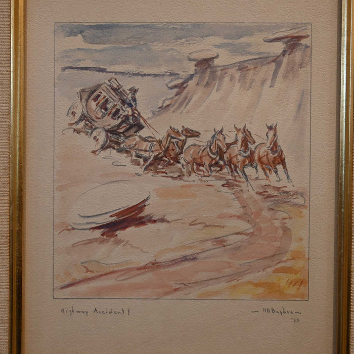 Set of 2  by Harold Dow Bugee (B.1900-1963)