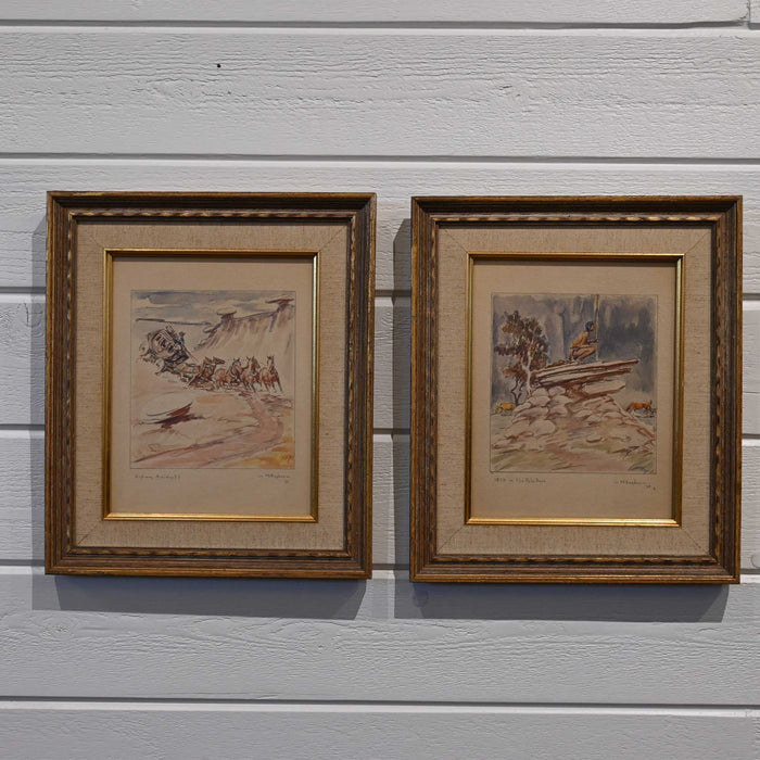 Set of 2  by Harold Dow Bugee (B.1900-1963)