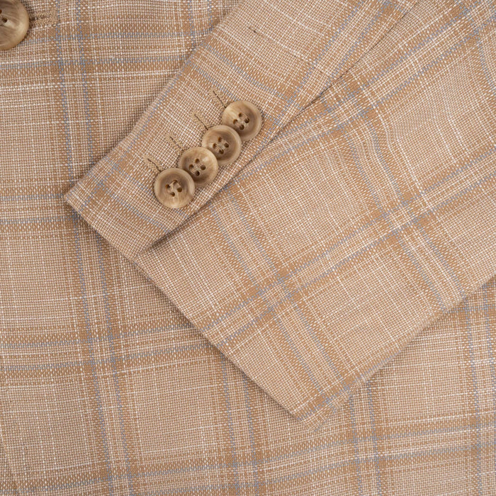 Rock & Roll Denim Men's Tan Plaid Sport Coat