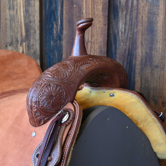 16.5" JEFF SMITH SMITH BUSTER WELCH CUTTING SADDLE