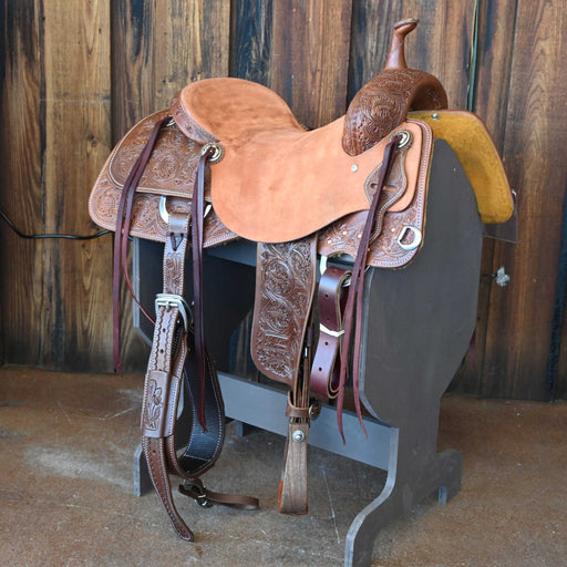 16.5" JEFF SMITH BUSTER WELCH CUTTING SADDLE Saddles - New Jeff Smith
