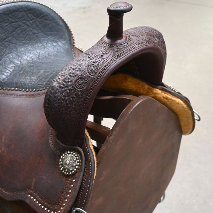 14.5" USED MARTIN CROWN C BARREL SADDLE Saddles - Used Martin Saddlery