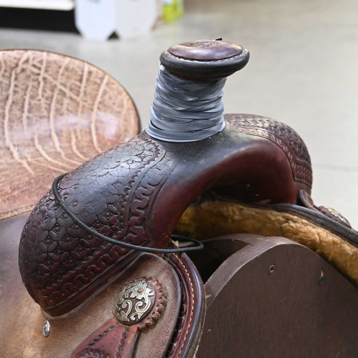 13" USED COATS TEAM ROPING SADDLE