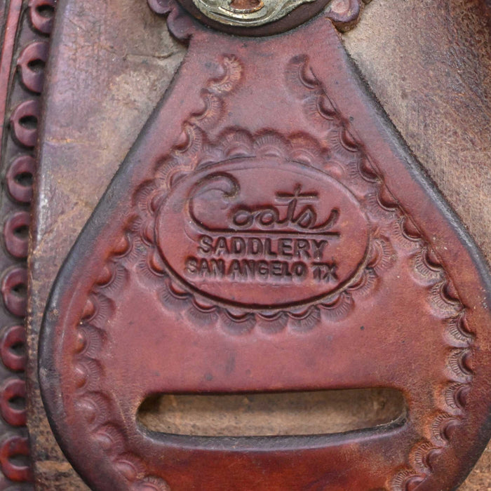 13" USED COATS TEAM ROPING SADDLE