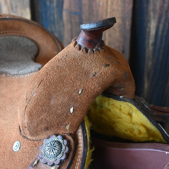 8" USED ROYAL KING PONY SADDLE