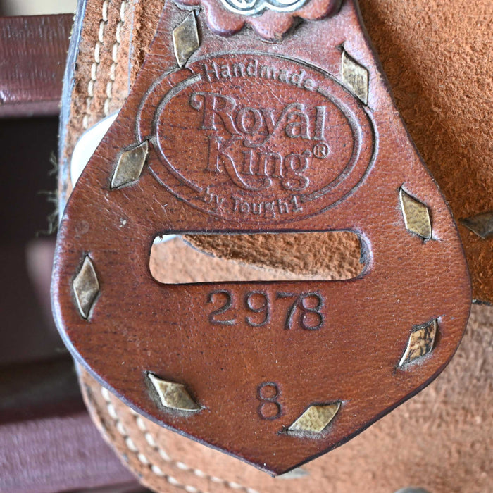 8" USED ROYAL KING PONY SADDLE