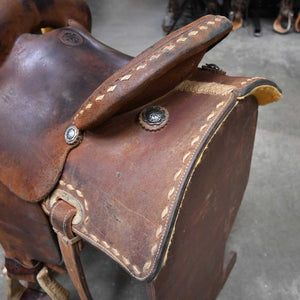 14.5" USED SULPHUR RIVER BARREL SADDLE Saddles Sulphur River Saddlery