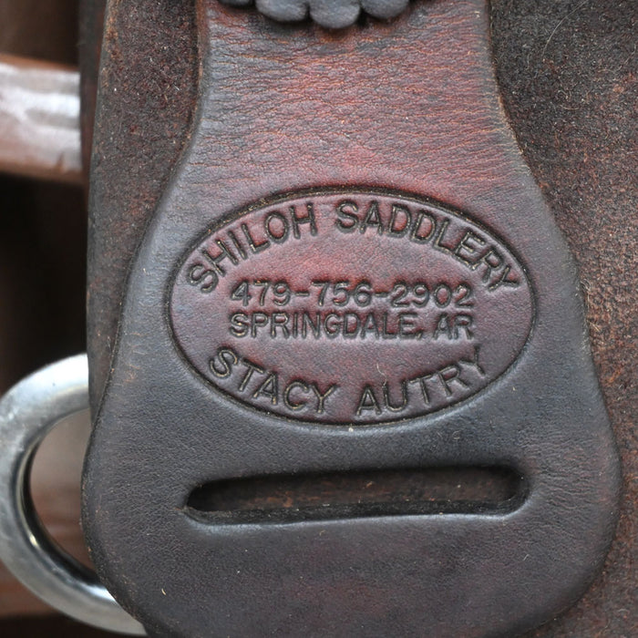 12.5" USED SHILOH JORDAN PETERSON BARREL SADDLE Saddles - Used Shiloh Saddlery