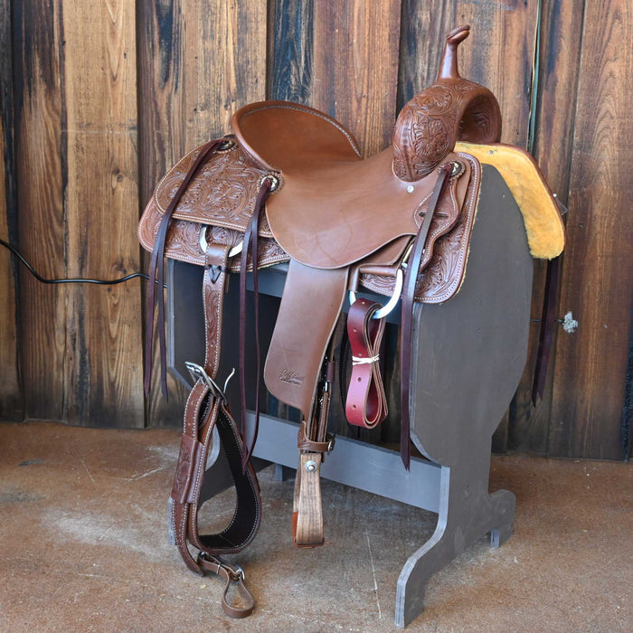 15.5" JEFF SMITH BUSTER WELCH CUTTING SADDLE