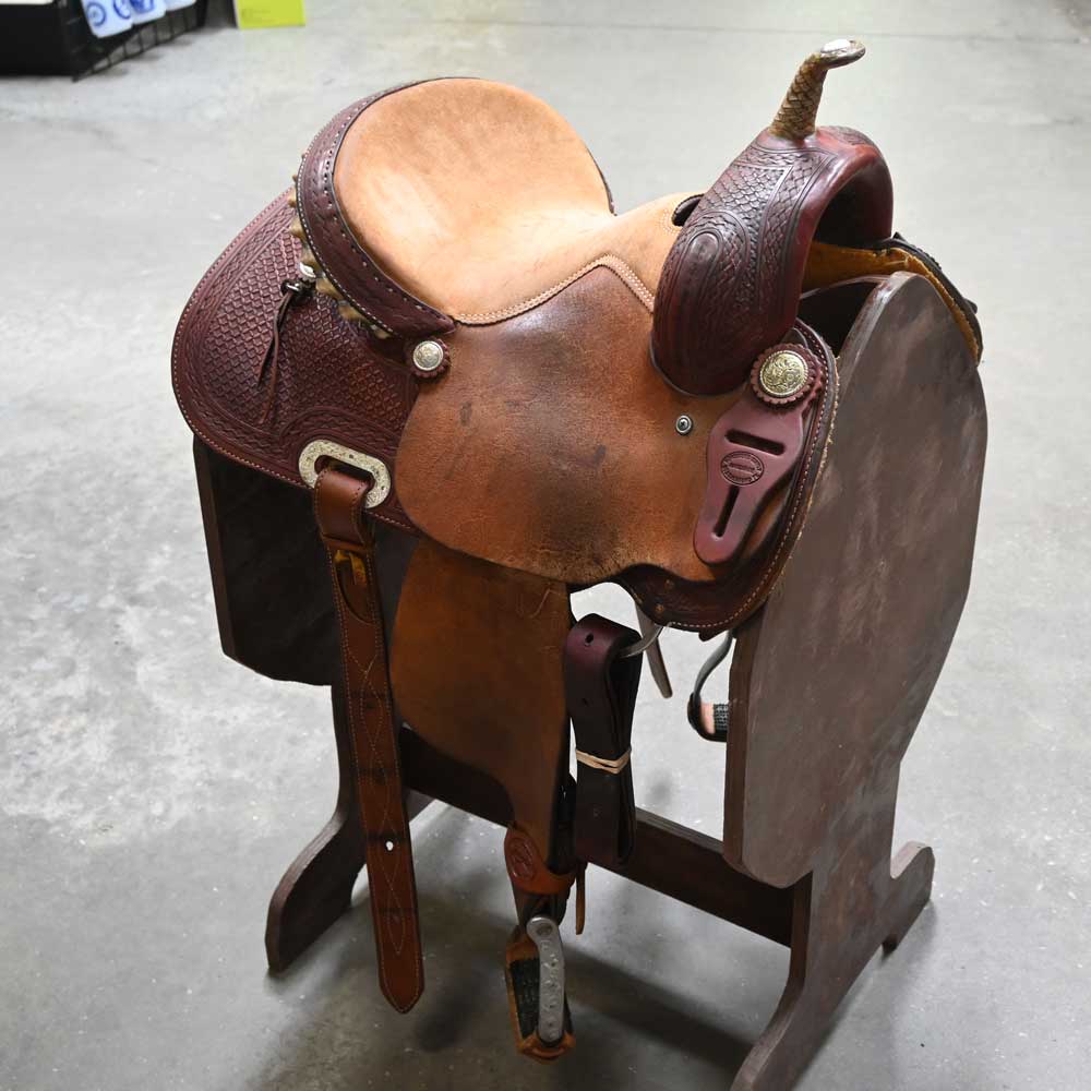 13.5" USED HORSEMAN'S SUPPLY BARREL SADDLE