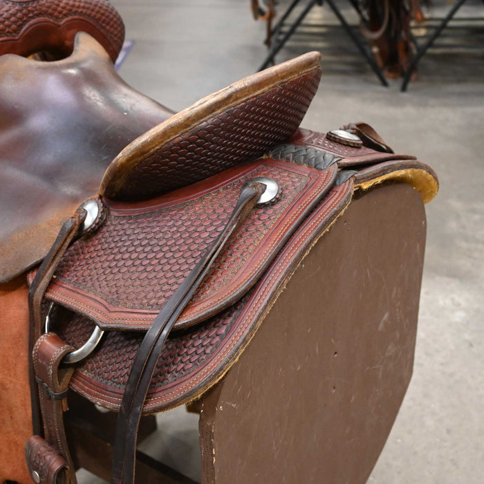15.5" USED TESKEY'S RANCH ASSOCIATION SADDLE
