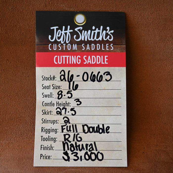 16" JEFF SMITH CUTTING SADDLE