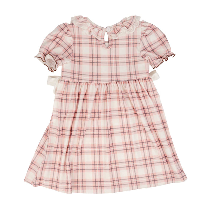 Horse Embroidered Smocked Pink Plaid Dress KIDS - Girls - Clothing - Dresses Rylee Faith Designs