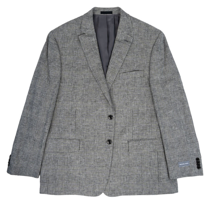 Michael Kors Black and White Plaid Sport Coat MEN - Clothing - Sport Coats Michael Kors
