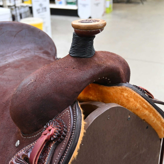 15" TESKEY'S TEAM ROPING SADDLE
