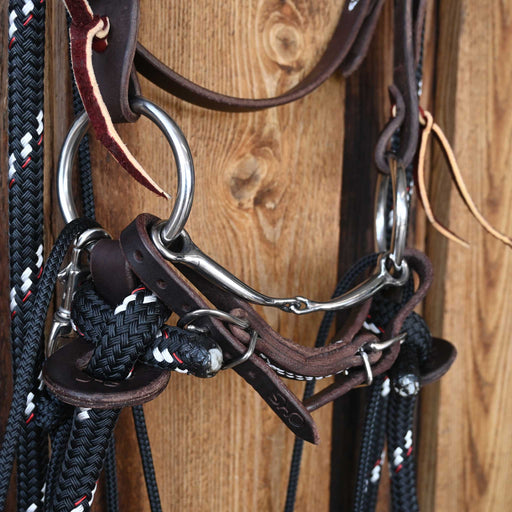 Cow Horse Supply O-Ring Smooth Snaffle Bridle Rig Tack - Rigs Cow Horse Supply
