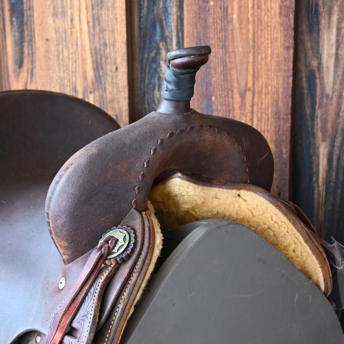 14" USED JEFF SMITH BARREL SADDLE Saddles - Used Jeff Smith