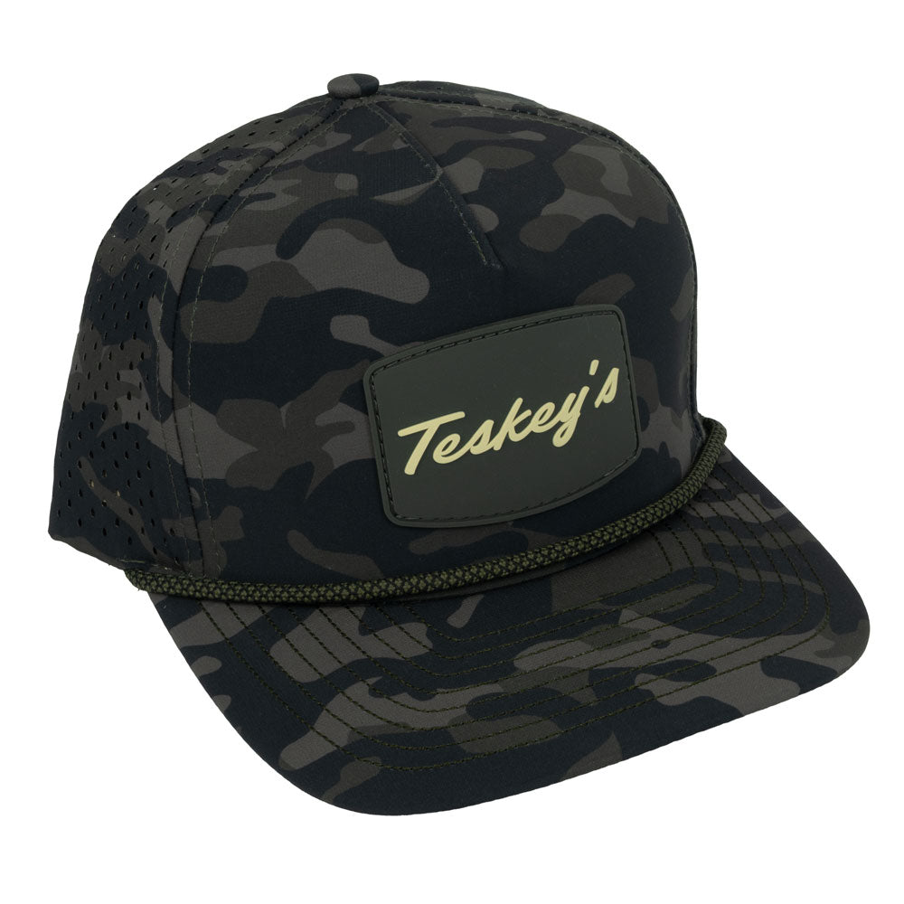 Teskey's Script Patch Cap - Olive Camo TESKEY'S GEAR - Baseball Caps Teskey's